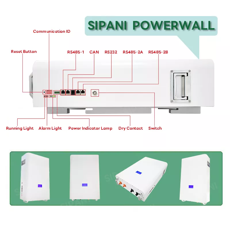 Акумулятор 10kWh для домашньої сонячної електростанції 48V LiFePO4 200Ah